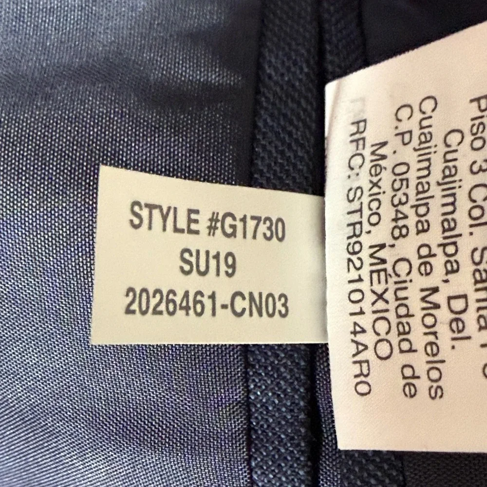 J.Crew Thompson Classic Fit Suit 42L 33x32 Navy Blue Wool Two Piece Mens